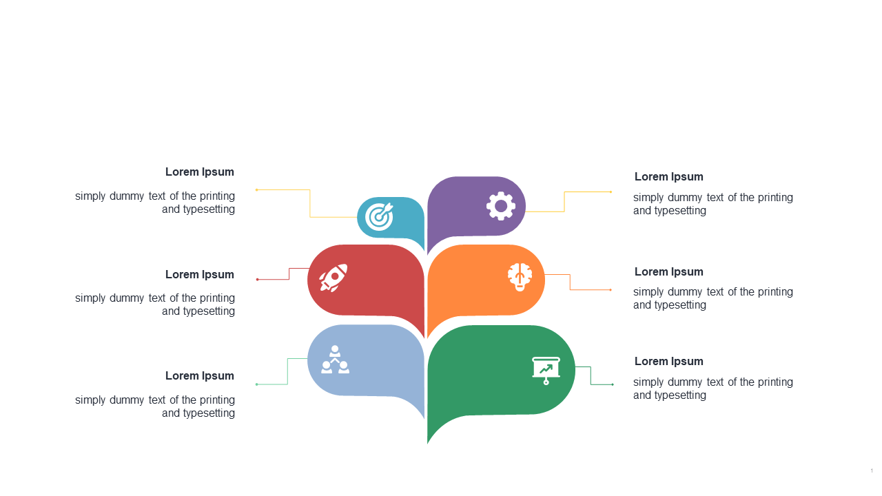 Brainstorm Ideas with Colorful Mind Map Layout