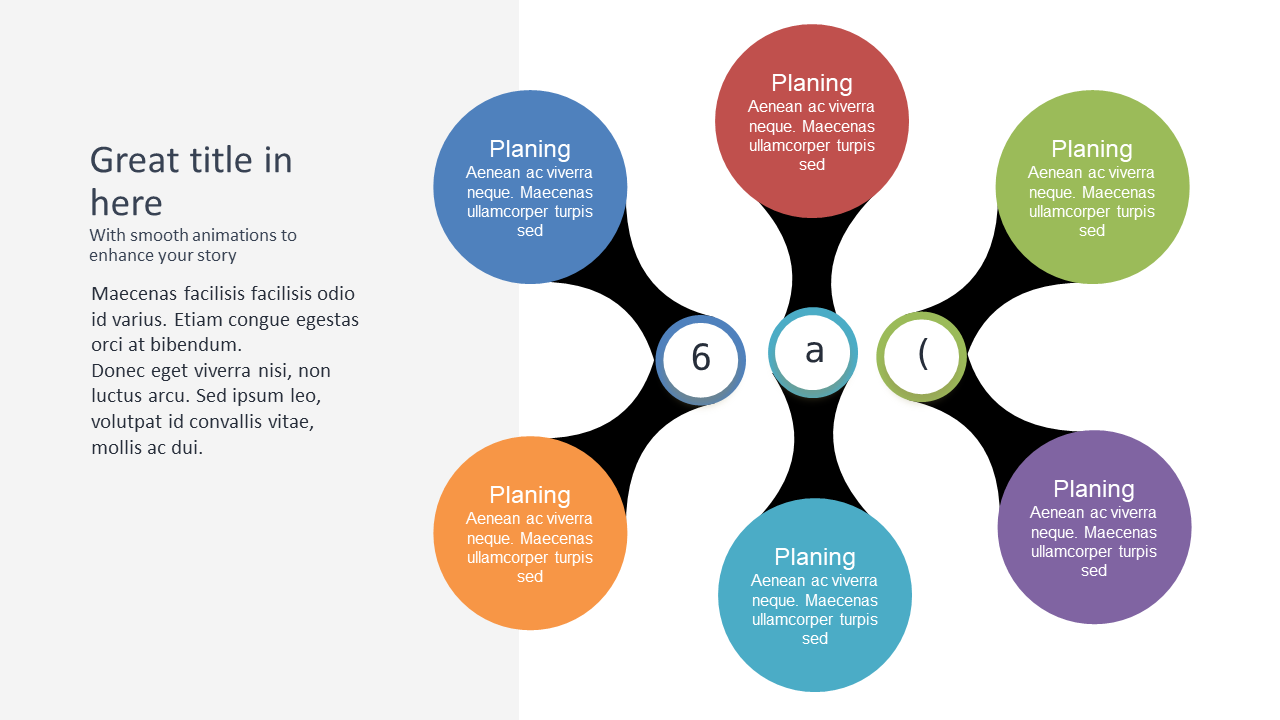 Present Step-by-Step Processes with Radial Layout