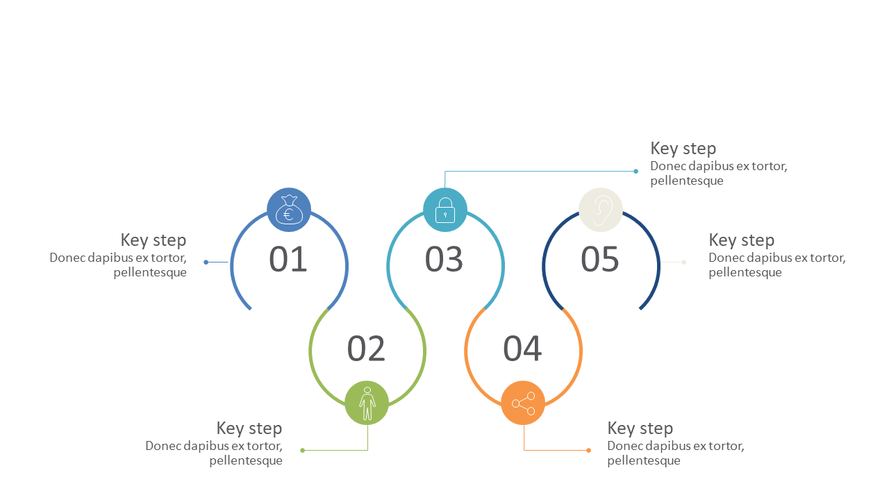 Outline Workflows with Curved Step Process Flow