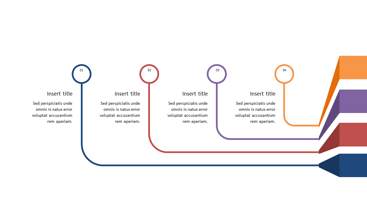 Guide Viewers with Curved Process Flow Design
