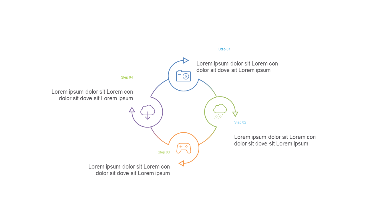 Engage with Circular 5-Step Process Flow