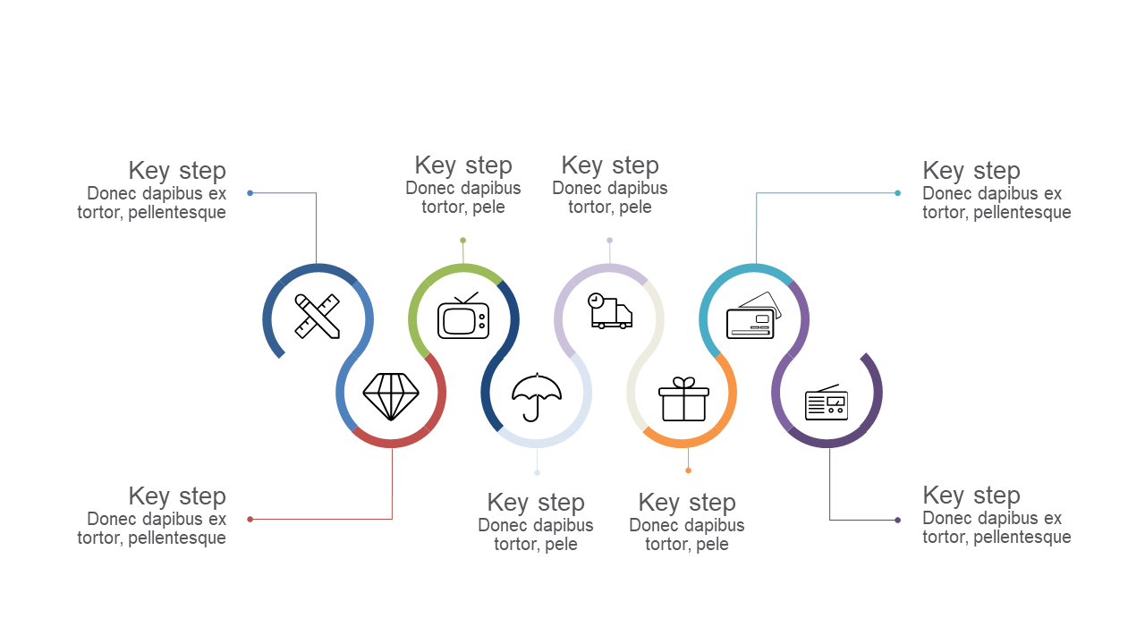 Visualize Multi-Step Processes with Curved Steps
