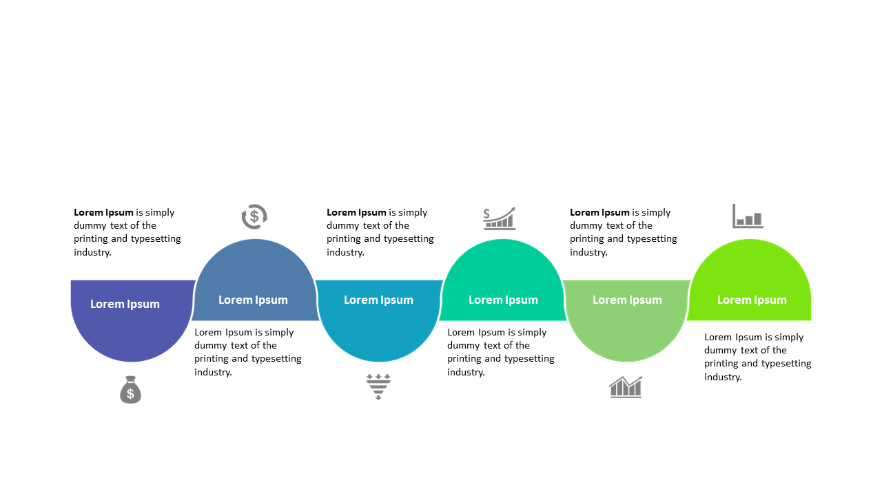 Engage Audiences with Colorful Circular Steps