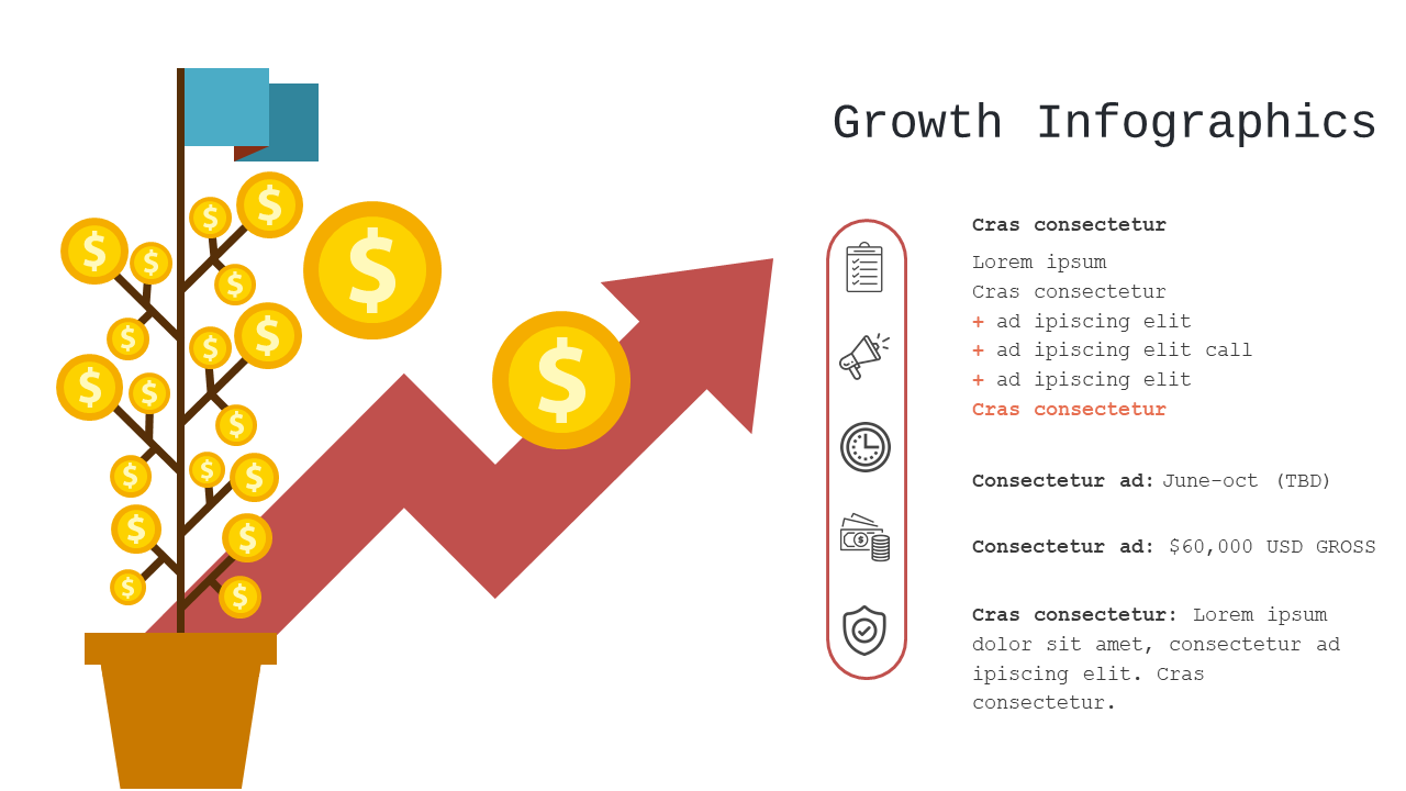 Illustrate Financial Growth with Infographics