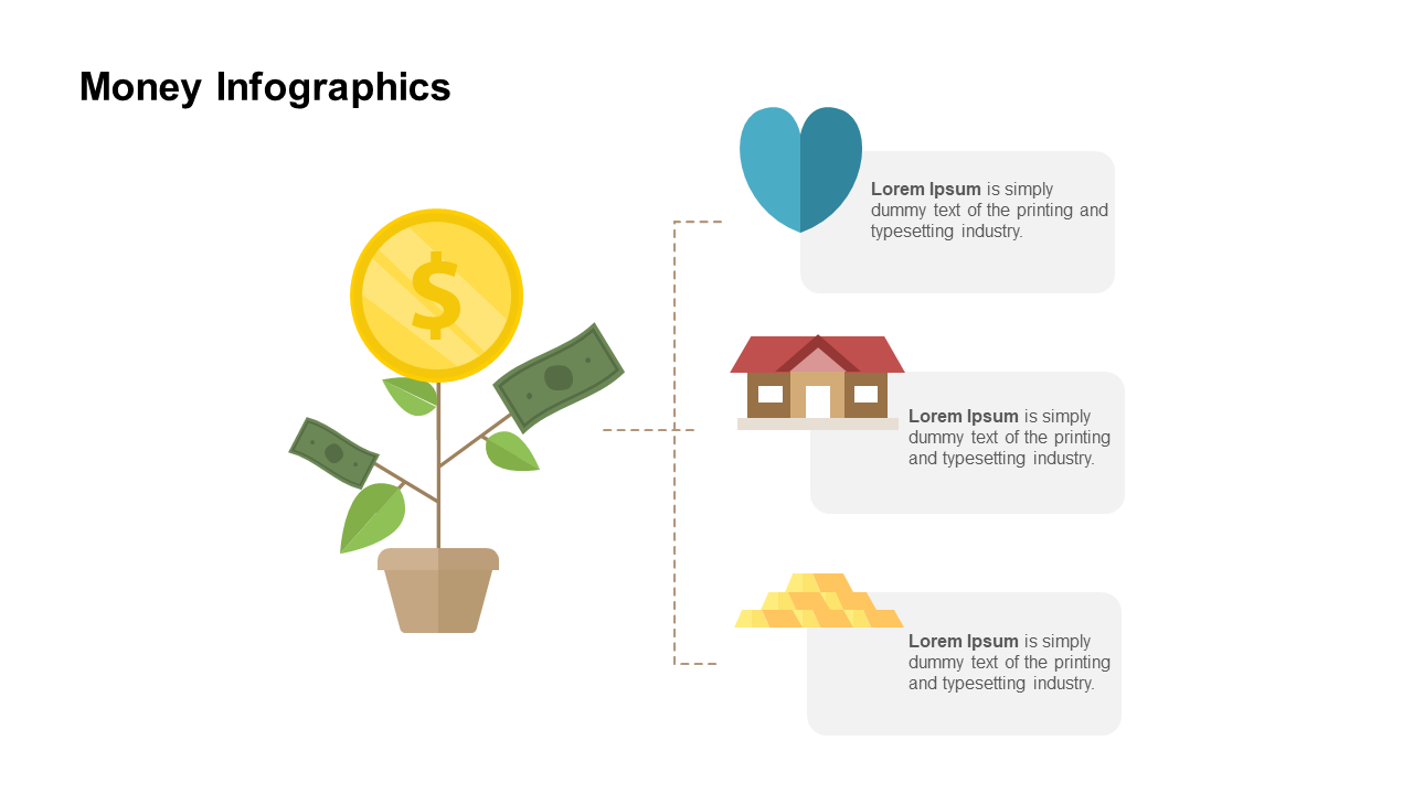 Represent Financial Growth with Money Tree Infographic