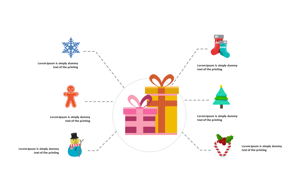 Celebrate Holidays with Festive Circular Infographic