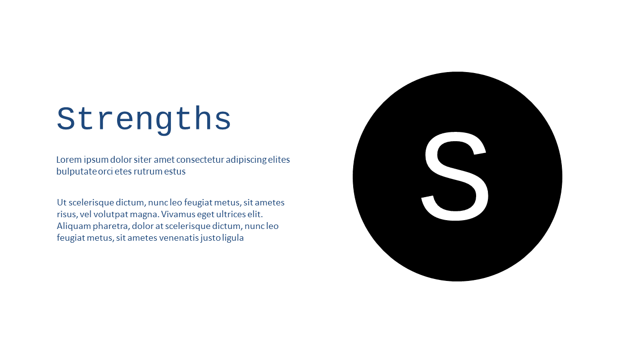 Key Strengths Overview with Icon
