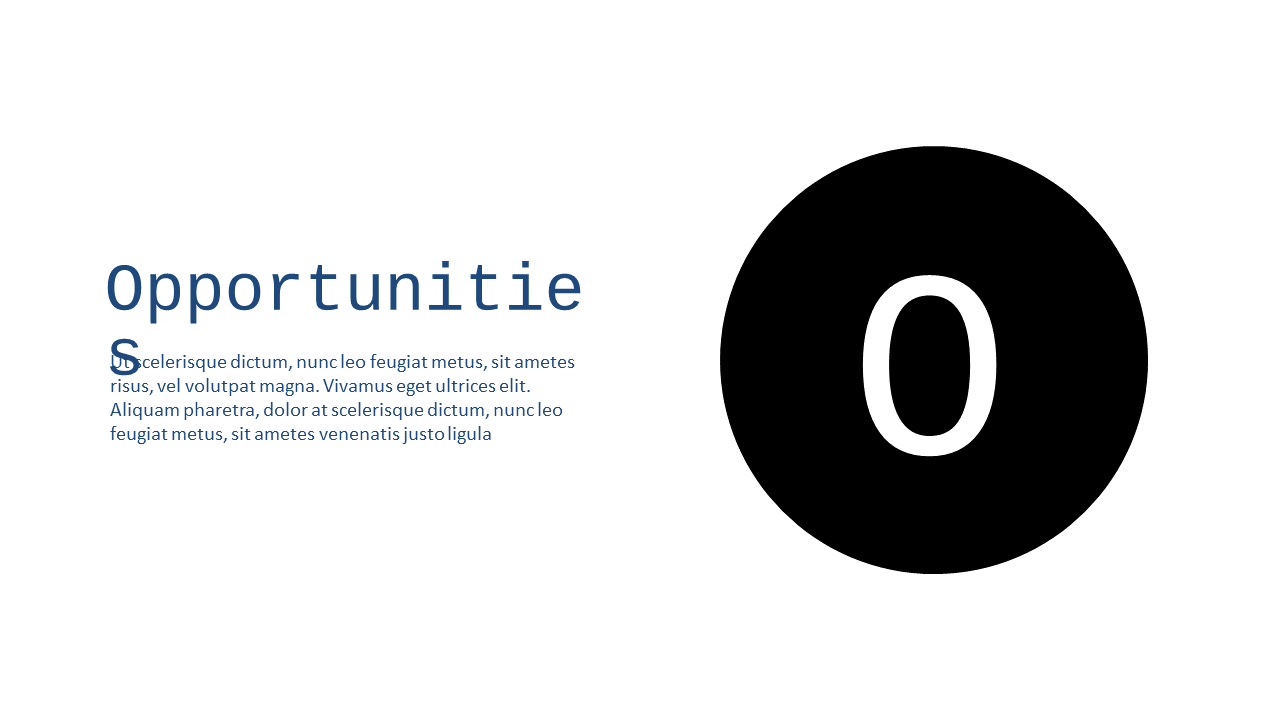 Highlight Key Opportunities with Numbers