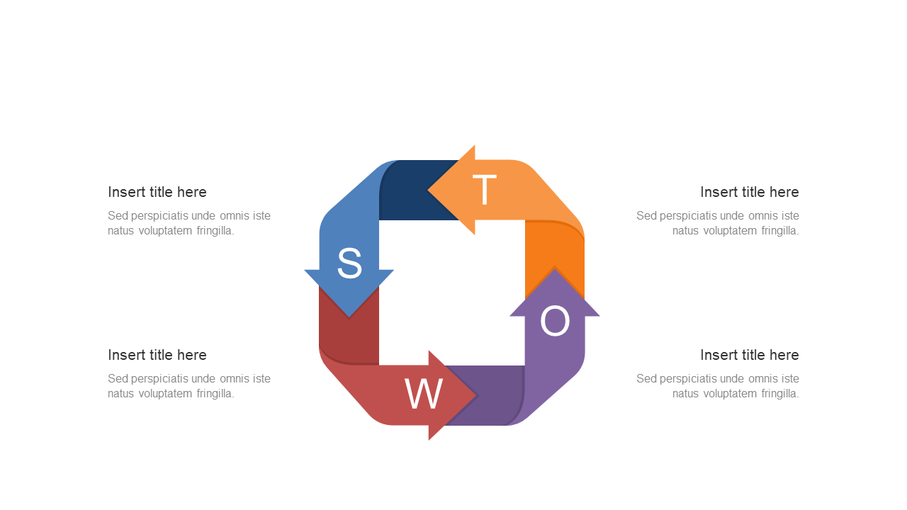 Present Social Media Engagement with Circular Infographic