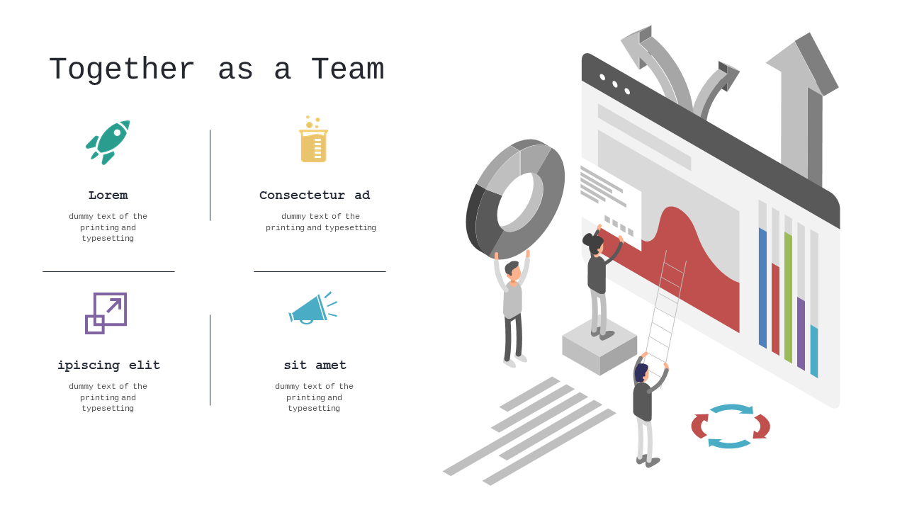 Isometric Team Collaboration Visualization