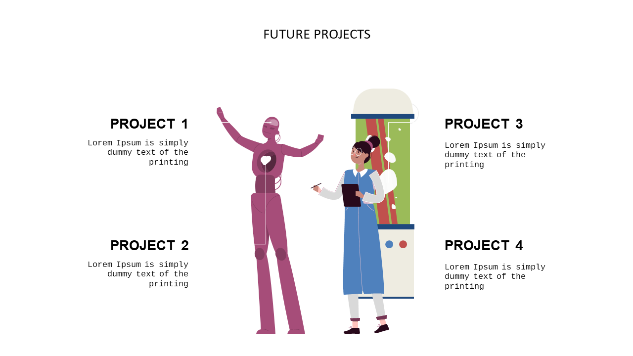 Present Future Projects Clearly with Illustrated Icons