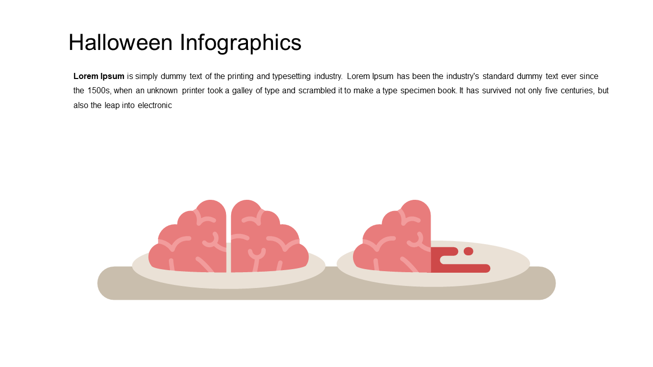 Engage with Brain Illustrations in Halloween Infographic