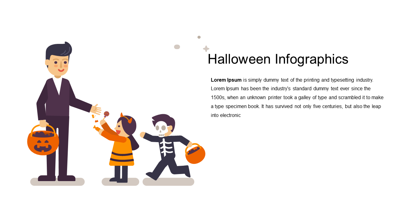 Engage with Playful Halloween Illustrations in Infographic