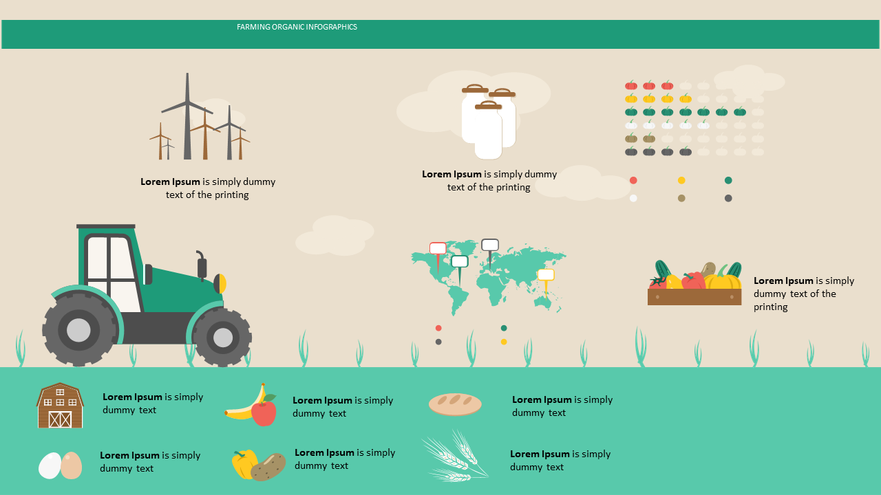 Explore Organic Farming Concepts with Engaging Infographic