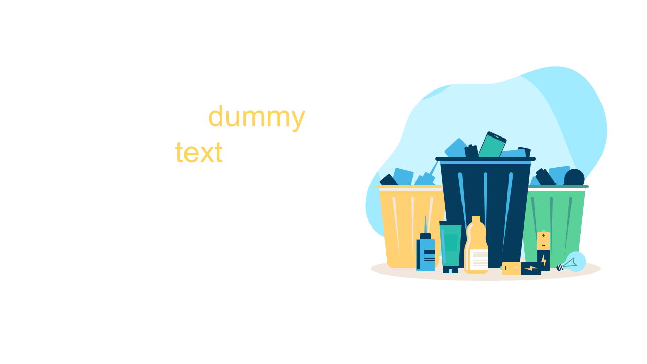 Illustrated Waste Disposal Overview for Education