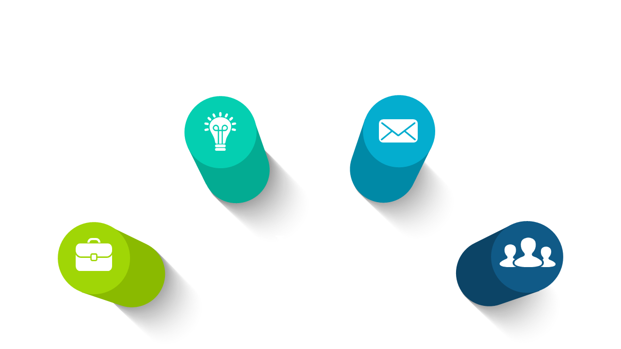 Showcase Concepts with Circular Icons