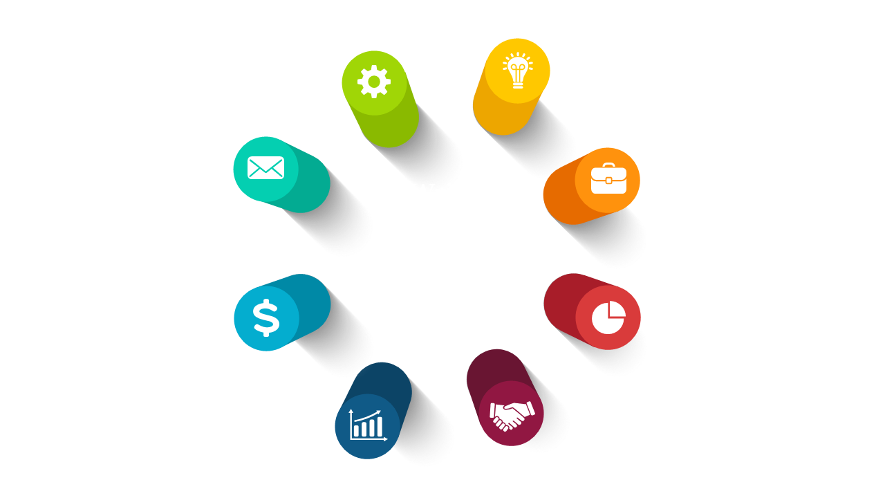 Highlight Key Points with Circular Icons