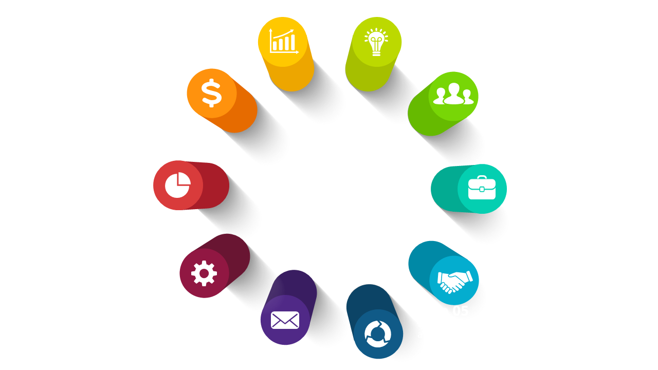 Enhance Engagement with 10-Step Process Diagram