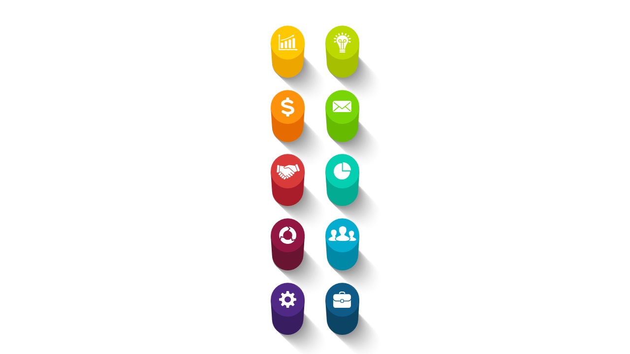 Engage Audiences with Vertical Icon Grid