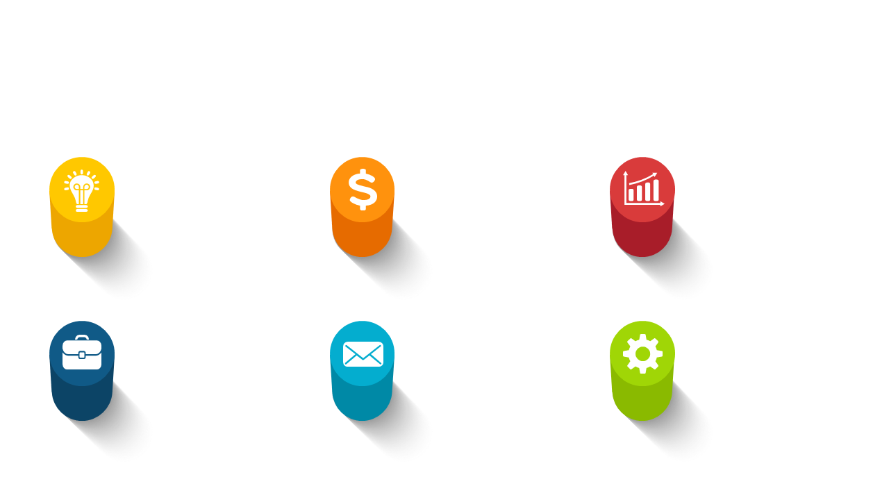 Highlight Key Concepts with Colorful Cylinders
