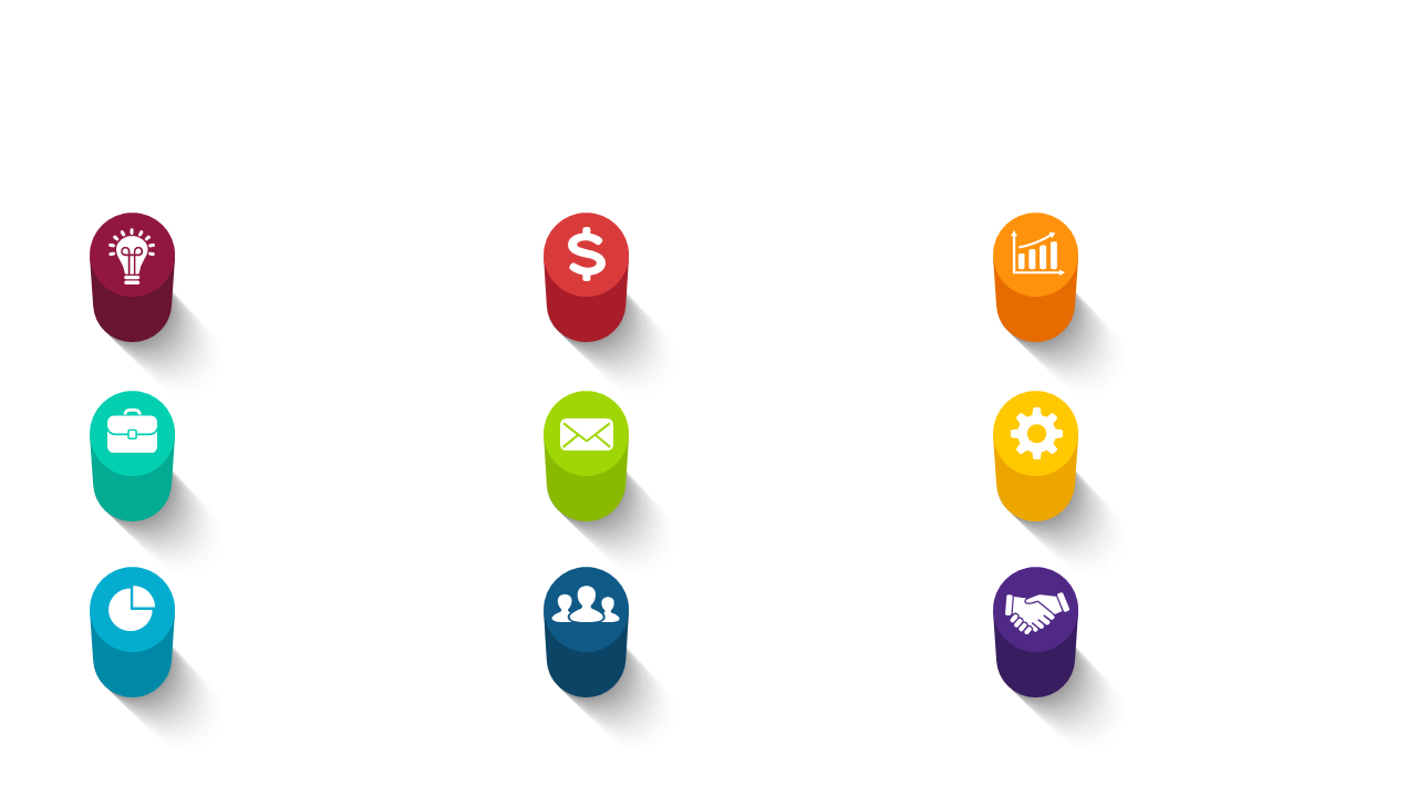 Showcase Services with Icon List and Shadows
