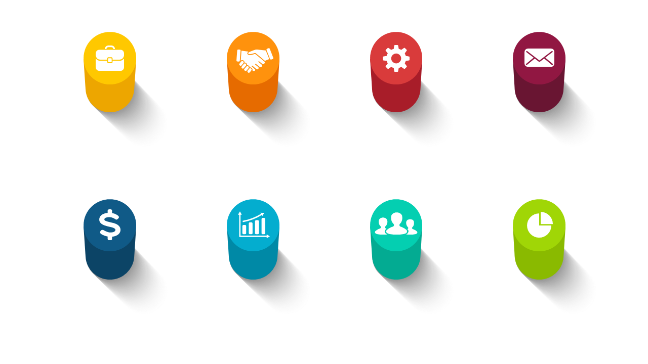 Represent Concepts with Circular Icon Grid