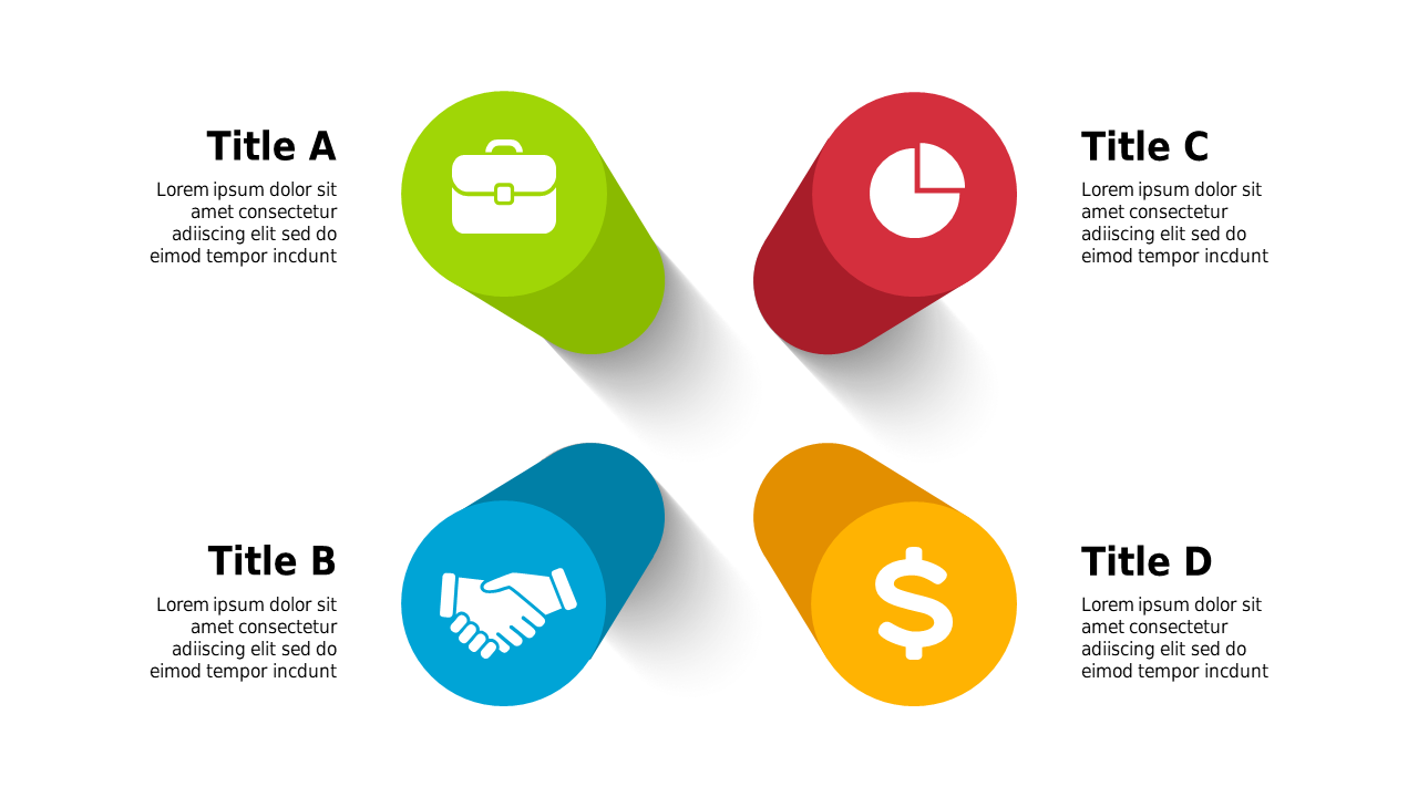 Visualize Themes with Quadrant Infographic V2