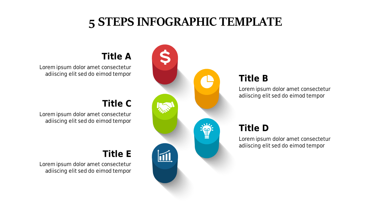 Summarize Processes with a 5-Step Infographic