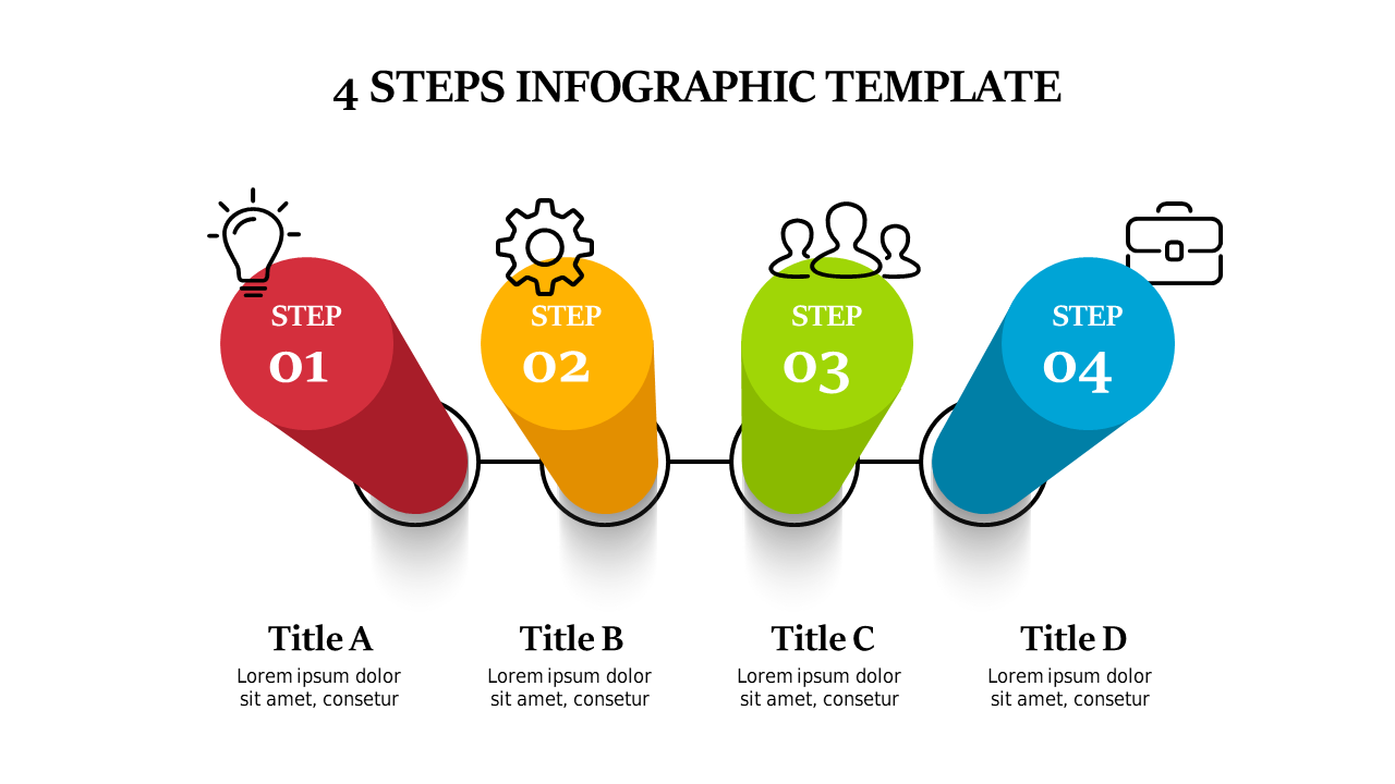 Present Four-Step Processes with Engaging Infographics