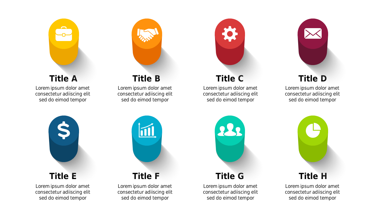 Visualize Concepts with Circular Icon Grid V2