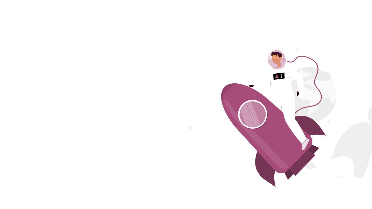 Rocket Launch Illustration for Innovation Presentations