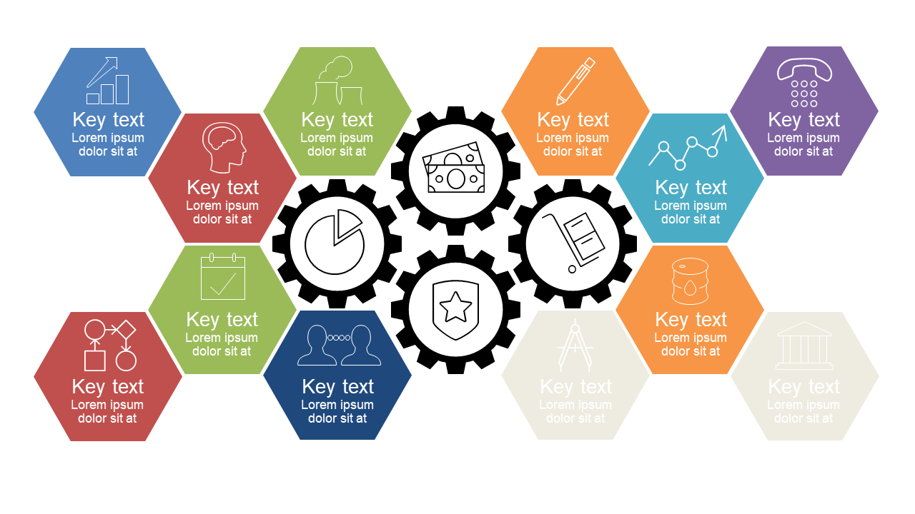 Illustrate Workflows with Hexagonal Process Overview