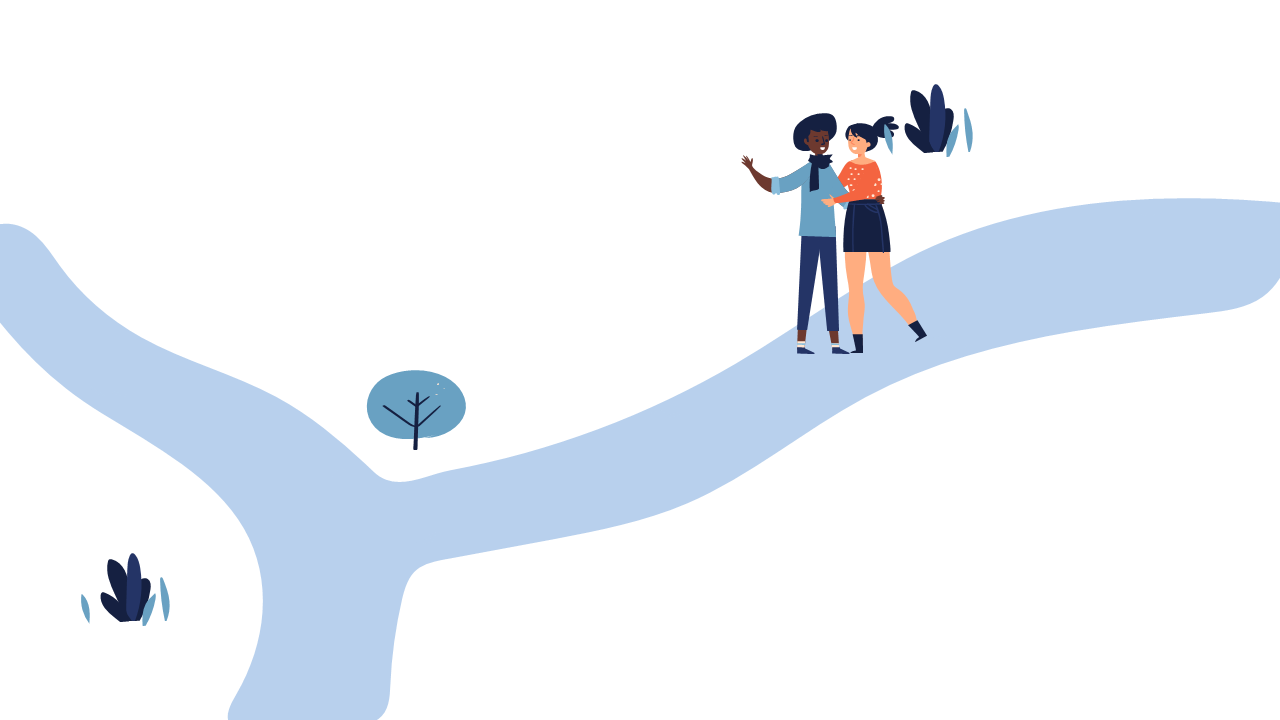 Visual Storytelling with Winding Path Layout