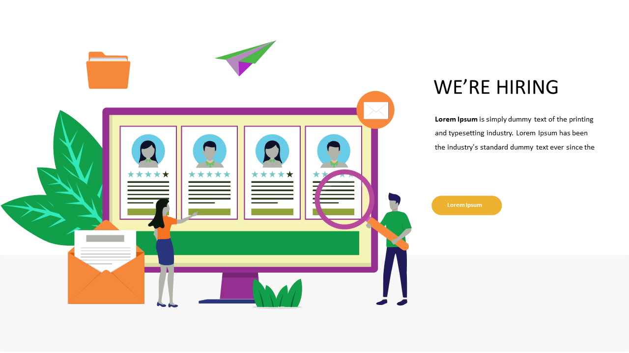 Visualize Recruitment Strategy with Engaging Layout