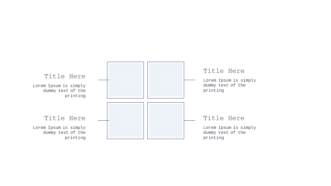 4-Quadrant Layout for Options Comparison