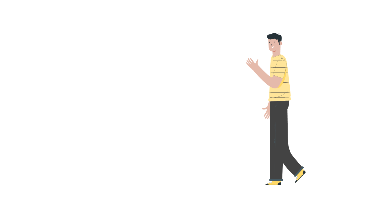 Friendly Character Illustration for Engagement