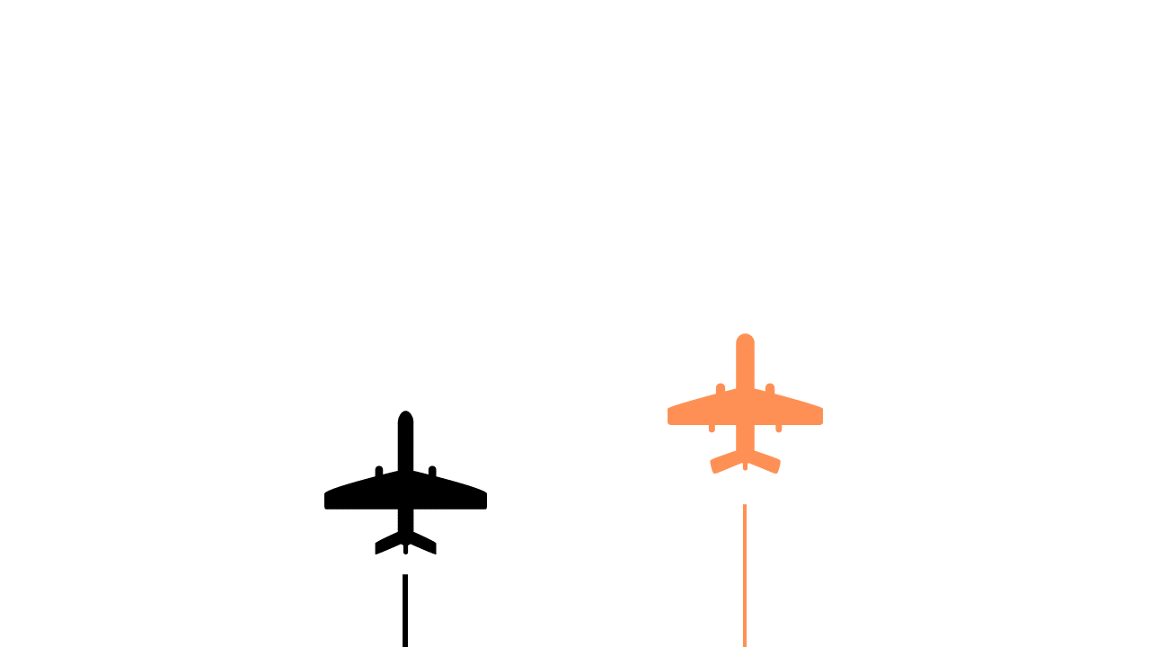 Show Airplane Design Differences in PowerPoint