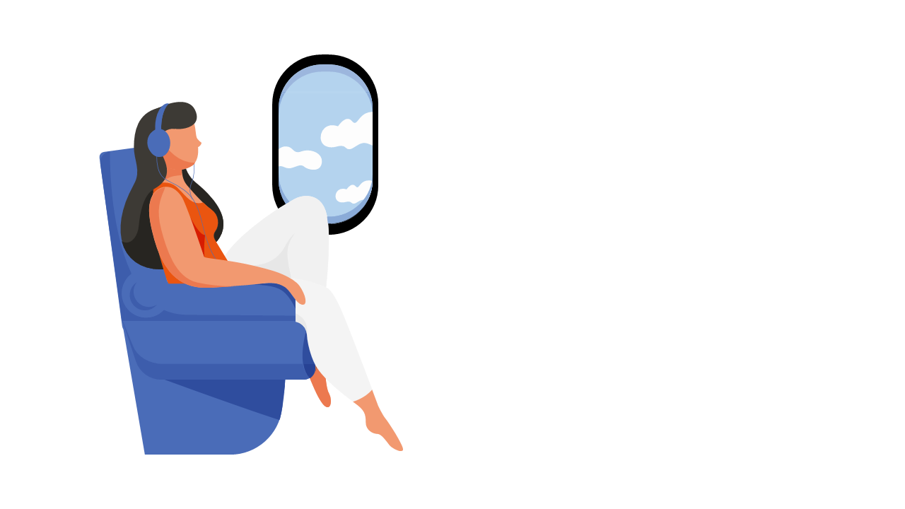 Highlight Comfort in Air Travel Presentations