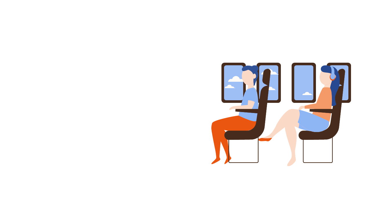 Illustrate Airline Passenger Experience for Marketing