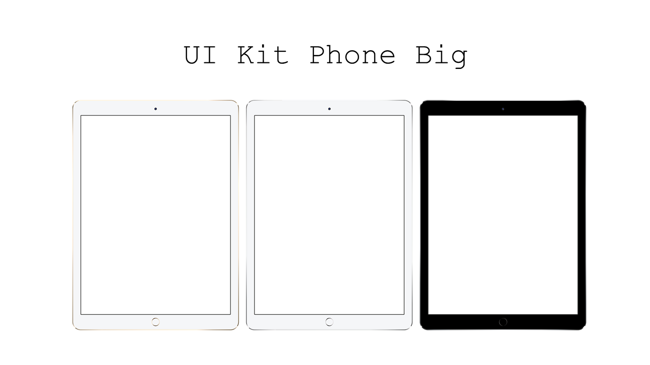 Present App Designs with Big Phone Mockup Trio