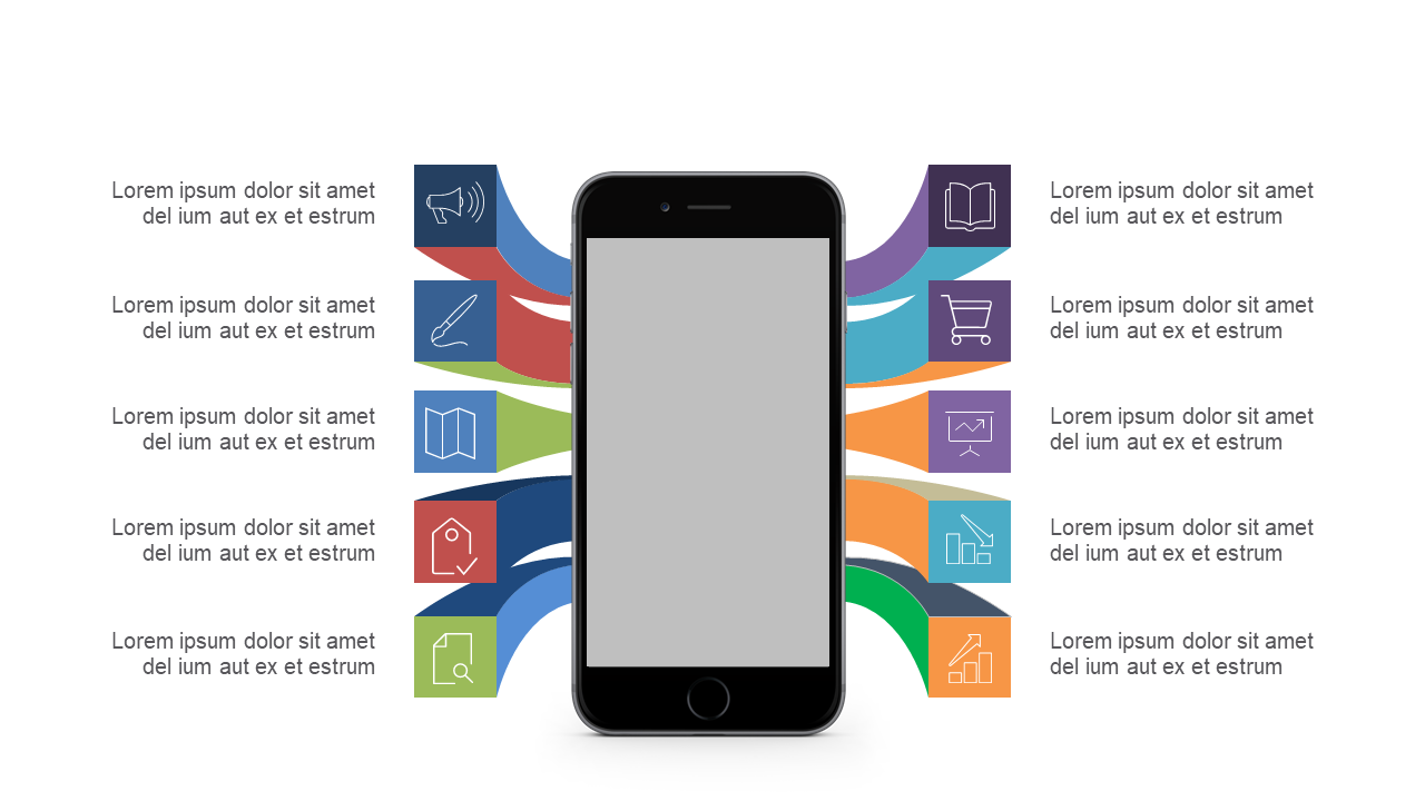 Showcase App Features with Mobile Device Layout