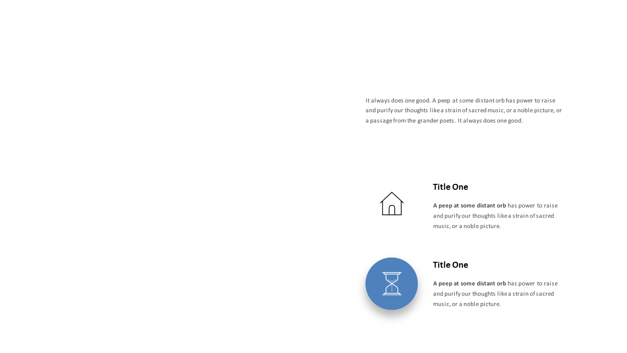 Present Ideas Clearly with Minimalistic Icon Layout