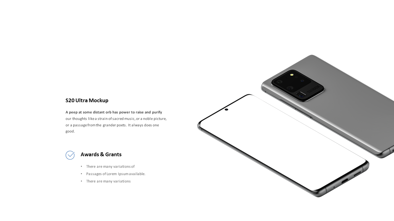 Showcase Awards with Smartphone Mockup