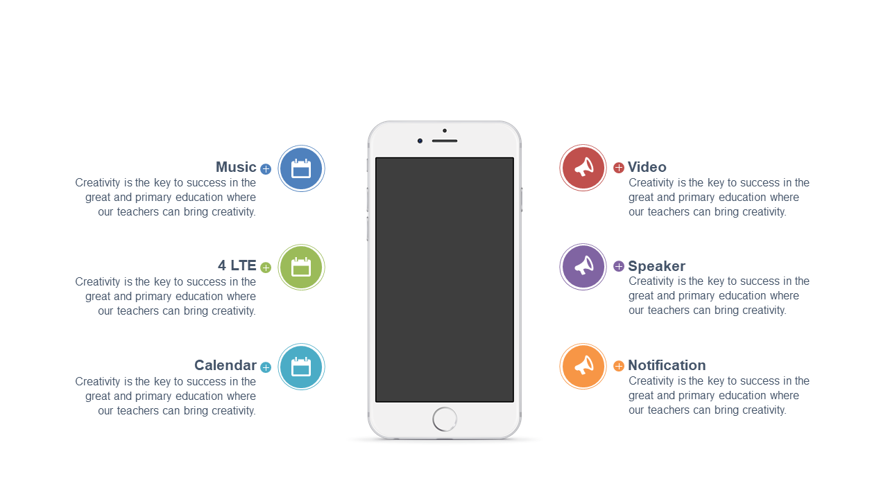 Highlight Smartphone Features with Icon List