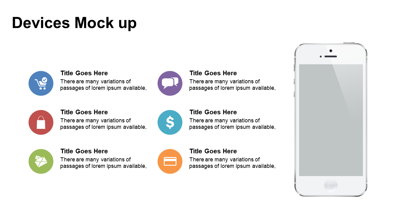 Present Product Features with Device Mockup