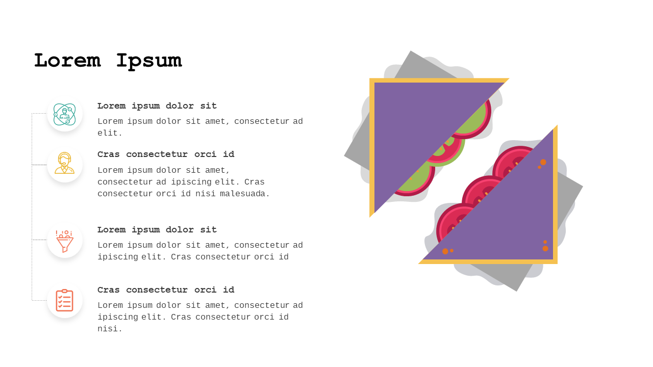 Segment Key Information with Geometric Shapes