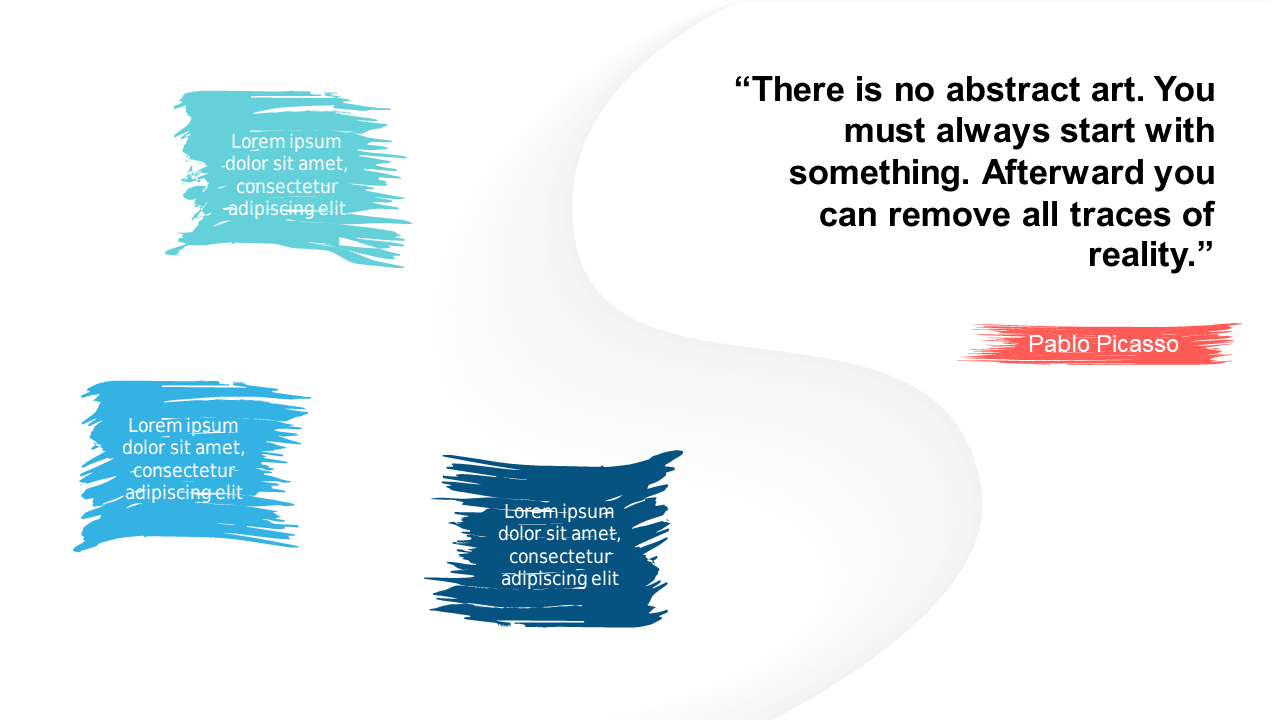 Artistic Quote Slide for Impactful Messages