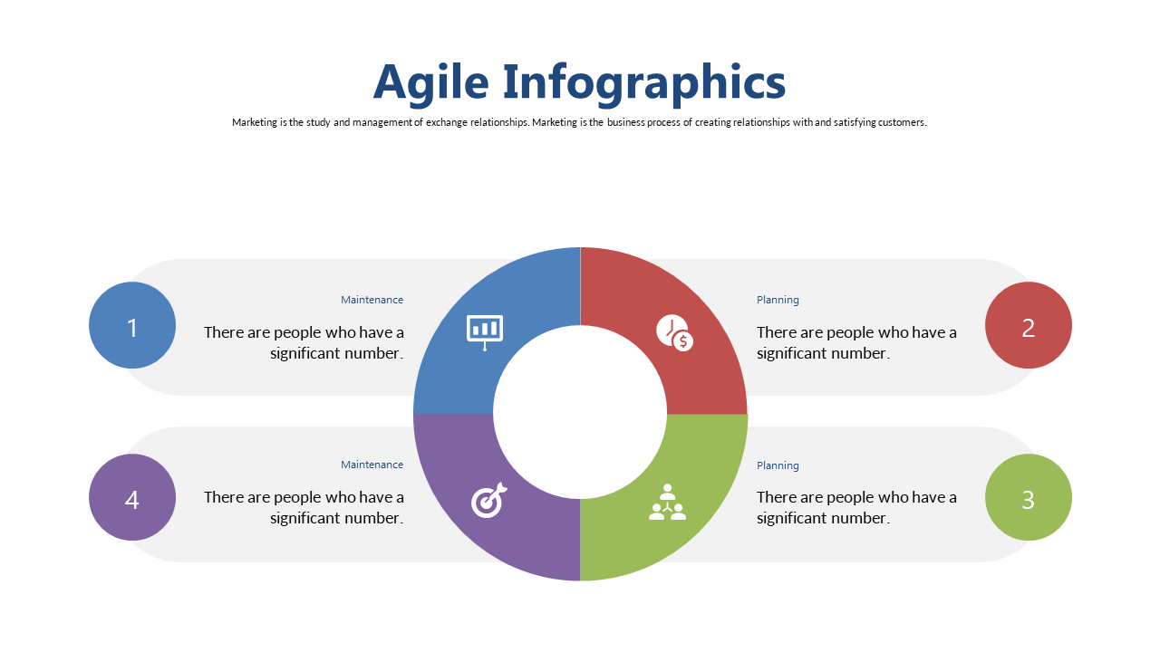 Engaging Circular Infographic for Agile Concepts