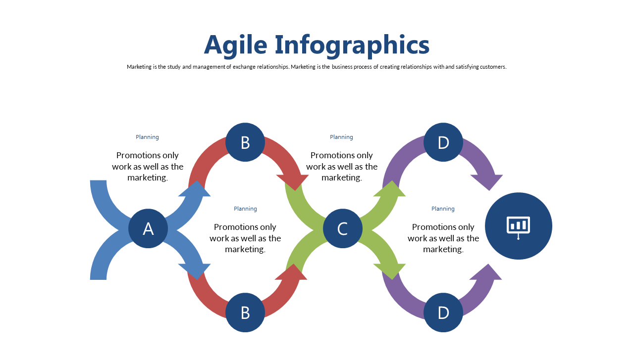 Engaging Infographic with Interconnected Arrows