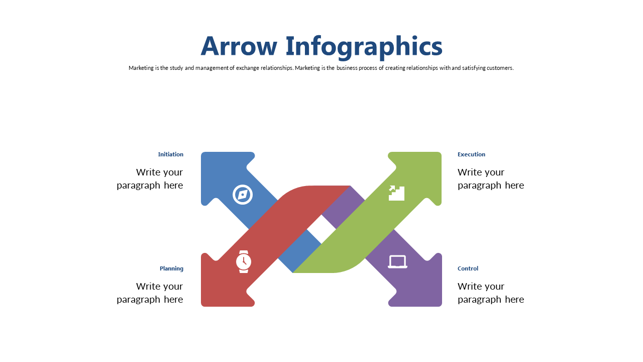 Visualize Key Phases with Arrow Infographic